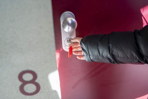 Lliurament claus bloc A Illa Glòries Lliurament claus bloc A Illa Glòries