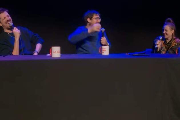 Carla Simón, con Ignasi Taltavull y Tomàs Fuentes en 'La Ruina'2 Carla Simón, con Ignasi Taltavull y Tomàs Fuentes en 'La Ruina'2