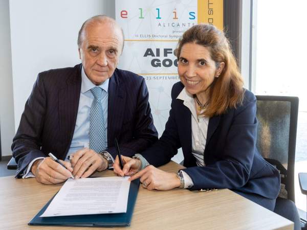 EuropaPress 5747692 nuria oliver directora ellis alicante firma convenio colaboracion eduardo EuropaPress 5747692 nuria oliver directora ellis alicante firma convenio colaboracion eduardo