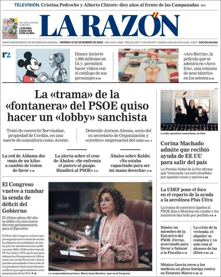 La Razon, 12 desembre 2025 La Razon, 12 desembre 2025