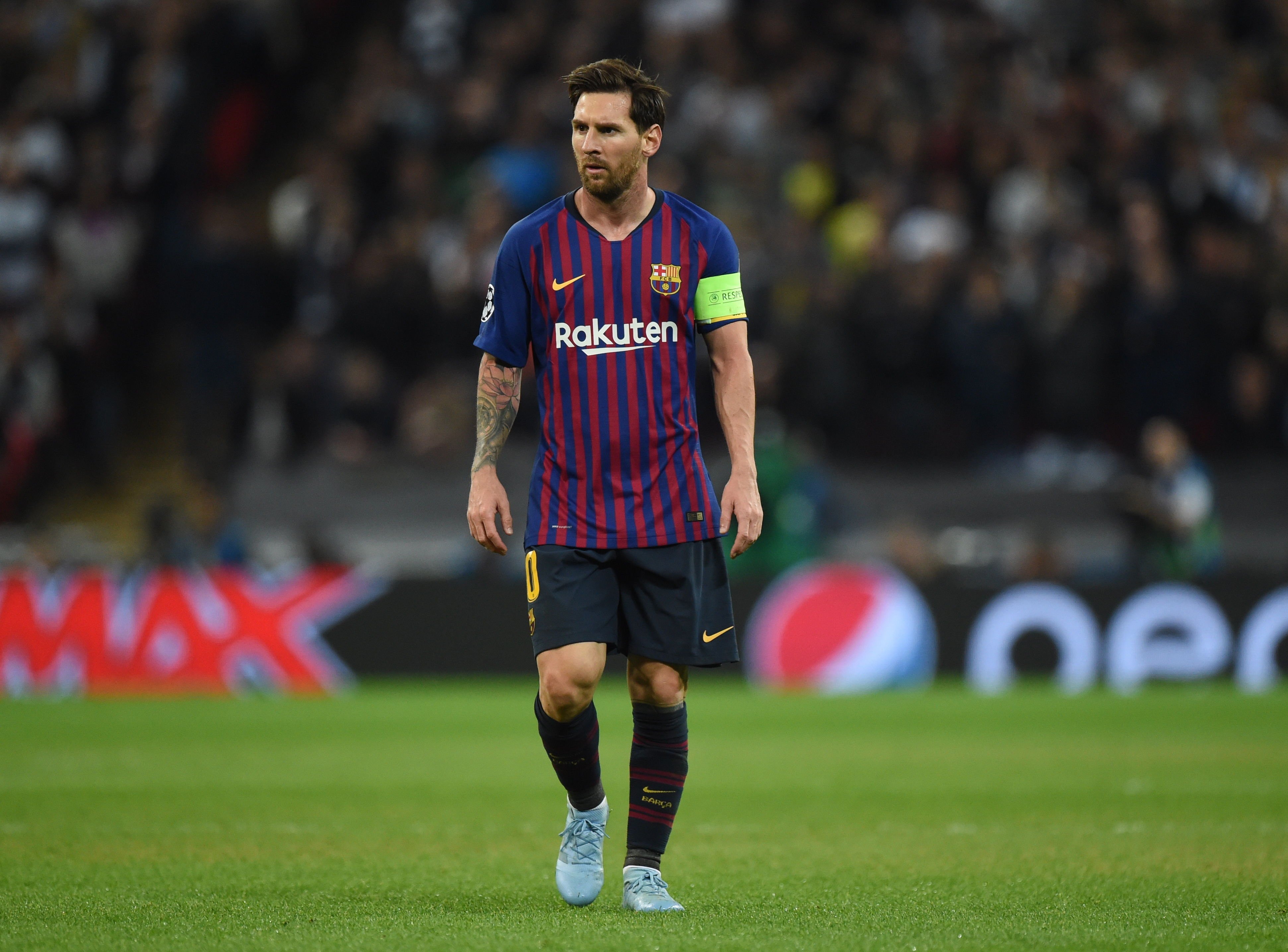 Todos los datos de Messi en Wembley: dos goles, dos palos y un 84,6% de acierto