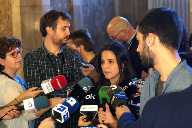 CUP roda premsa Parlament