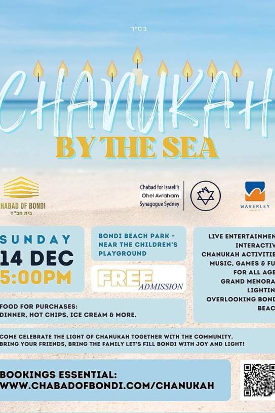 Programa de l'esdeveniment jueu que s'estava celebrant a Bondi Beach Programa de l'esdeveniment jueu que s'estava celebrant a Bondi Beach