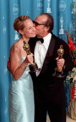 Helen Hunt i Jack Nicholson, amb els Oscars per 'Mejor imposible' Helen Hunt i Jack Nicholson, amb els Oscars per 'Mejor imposible'