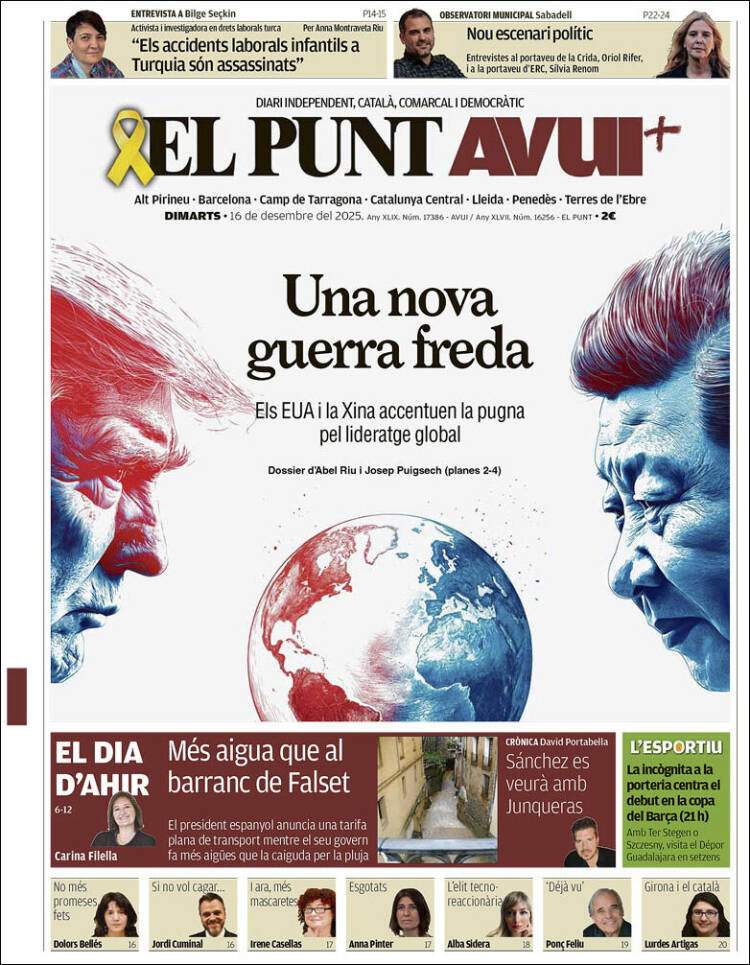 El Punt Avui, 16 desembre 2025 El Punt Avui, 16 desembre 2025
