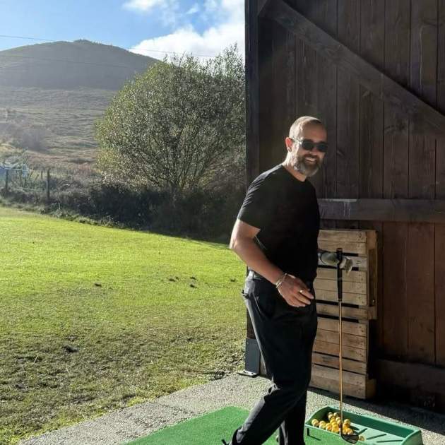 Risto Mejide jugando al golf / Instagram Risto Mejide jugando al golf / Instagram