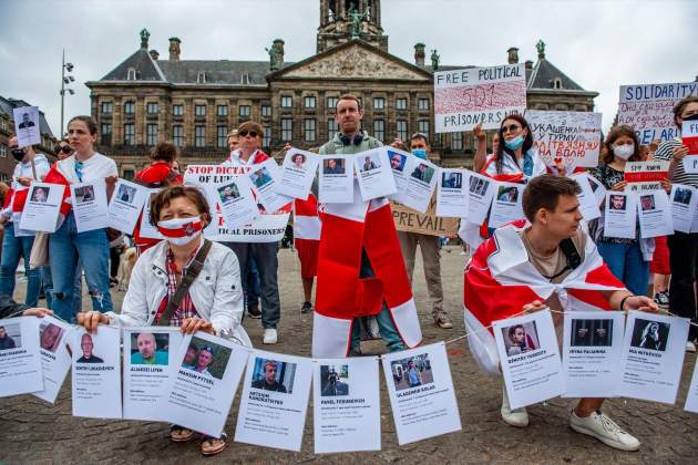 protesta presos politics bielorussia europa press protesta presos politics bielorussia europa press
