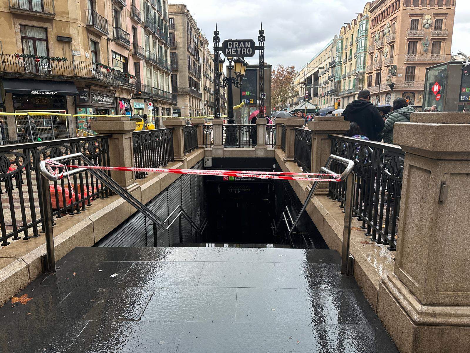 Corte en la L3 del metro: sin servicio entre Paral·lel y Passeig de Gràcia