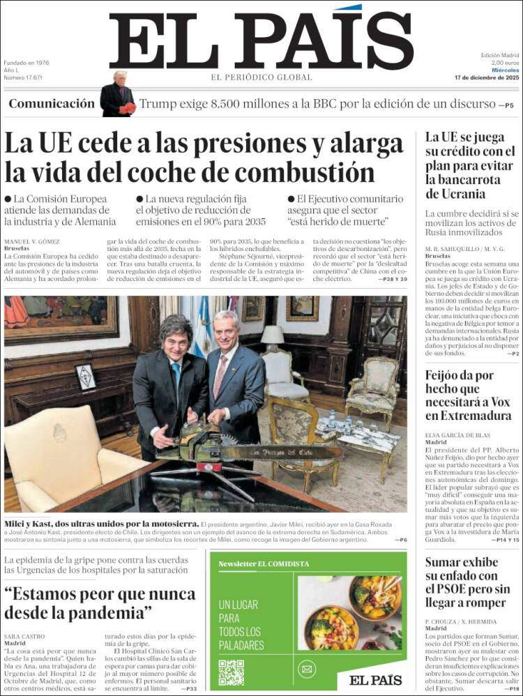 El Pais, 17 desembre 2025