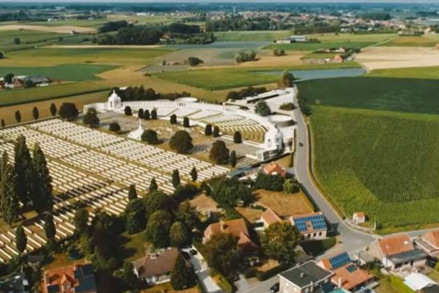 6. Ypres. Cementiri militar de Tyne Coast. Font BBC