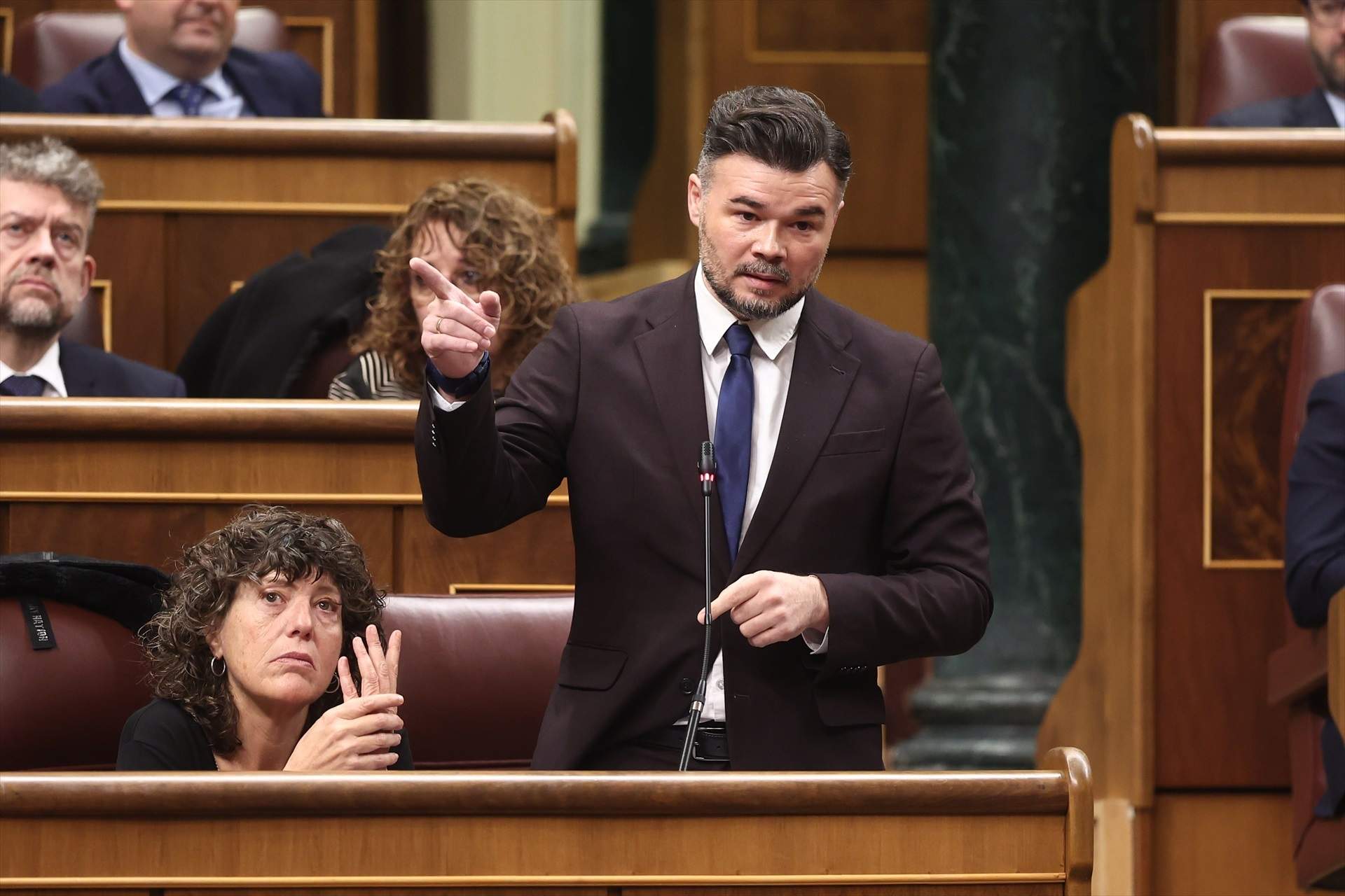 Rufián exige a Junts que se disculpe con ERC para poder plantearse un frente común en Madrid