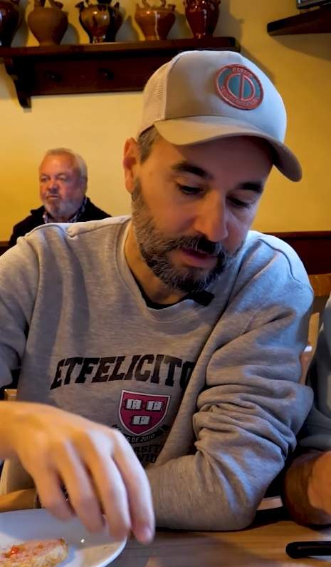 Jair Domínguez, desayunando con Arnau París IG Jair Domínguez, desayunando con Arnau París IG