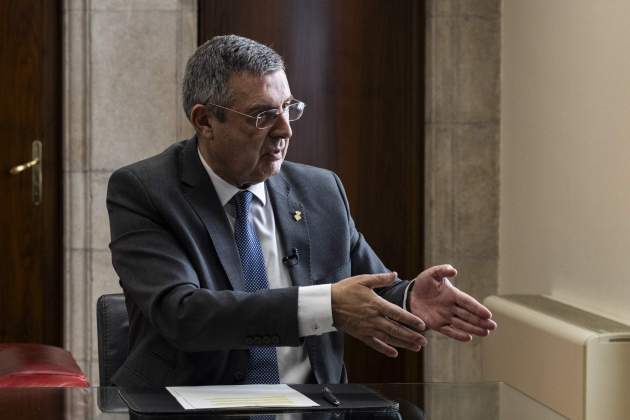 Entrevista al president de la Diputació de Girona, Miquel Noguer / Foto: Carlos Baglietto