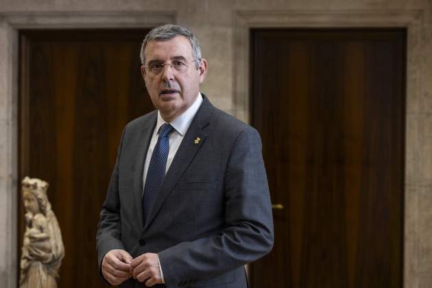 Entrevista al president de la Diputació de Girona, Miquel Noguer / Foto: Carlos Baglietto