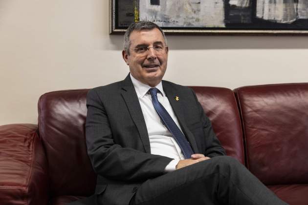 Entrevista al president de la Diputació de Girona, Miquel Noguer / Foto: Carlos Baglietto
