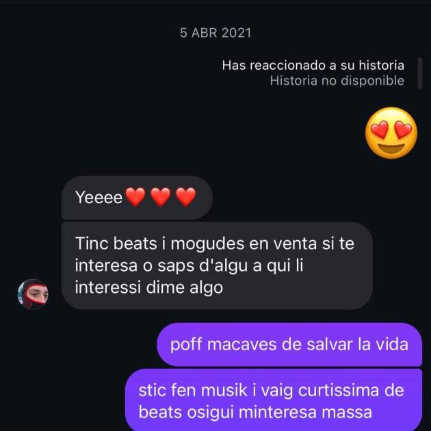 La primera conversación entre Mushka y Roots / Instagram