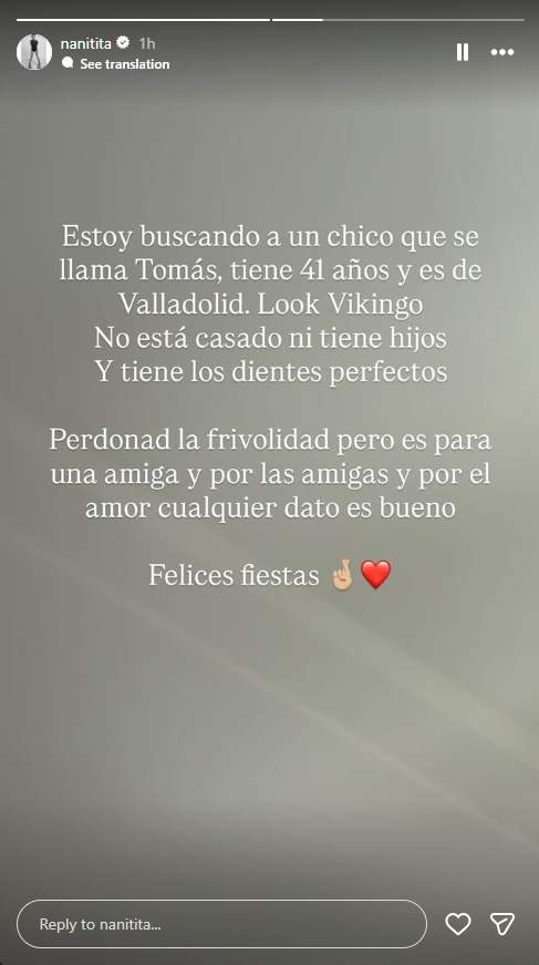 La petición de Anna Castillo para sus seguidores / Instagram