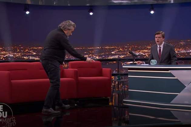 Eduard Fernández, amb Marc Giró al 'Late xou' TVE2 Eduard Fernández, amb Marc Giró al 'Late xou' TVE2