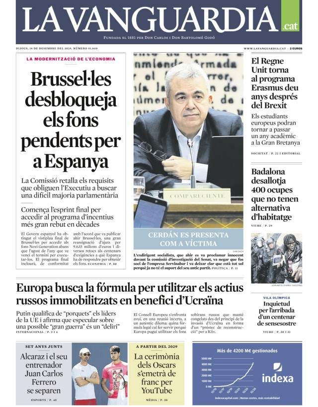 La Vanguardia, 18 desembre 2025 La Vanguardia, 18 desembre 2025