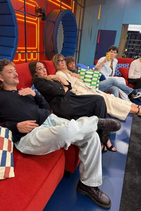 Noemí con los profesores / Instagram Noemí con los profesores / Instagram