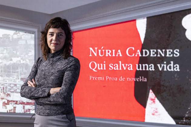 Núria Cadenes, autora de 'Qui salva una vida' / Foto: Carlos Baglietto