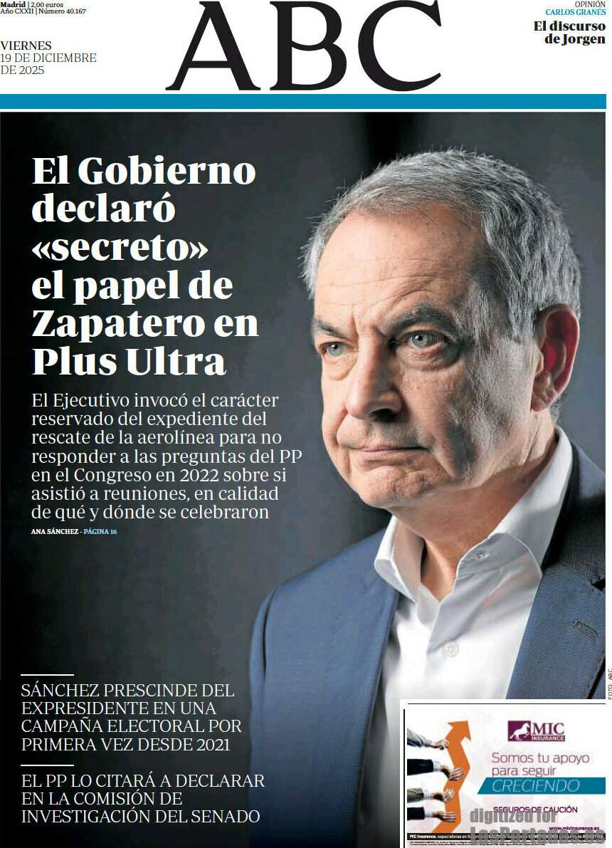 ABC, 19 desembre 2025