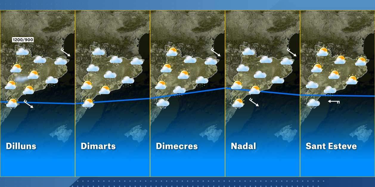 Mapa Catalunya setmana 20-12