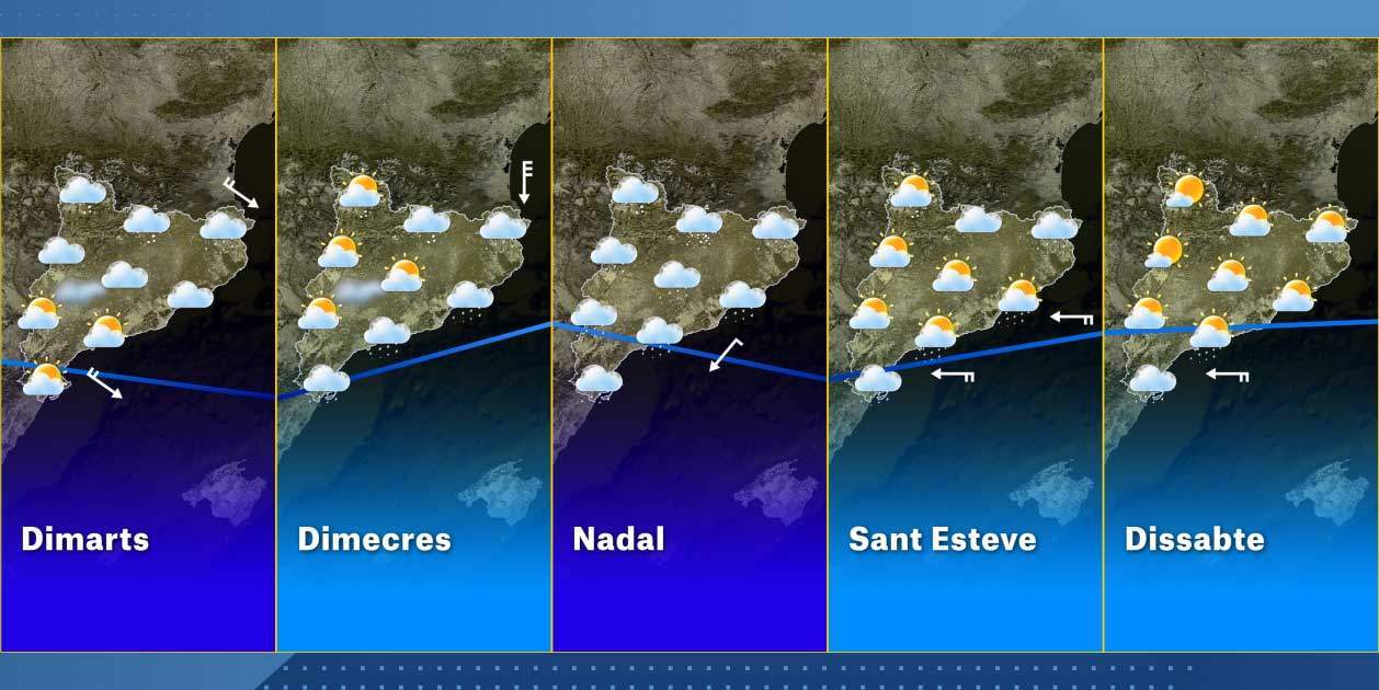 Mapa Catalunya setmana 21-12