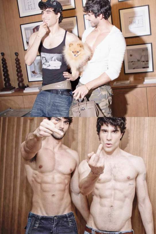 Collazo y Calvo sense samarreta / Instagram