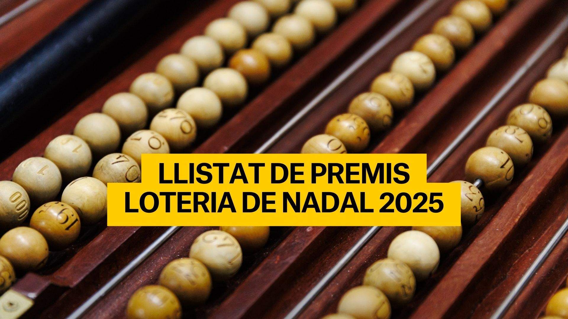 Llistat de tots els premis de la Loteria de Nadal 2025: terminacions i reintegraments