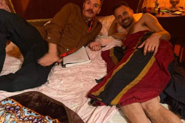 Giner i Pla en el rodatge de Yo, adicto / Instagram