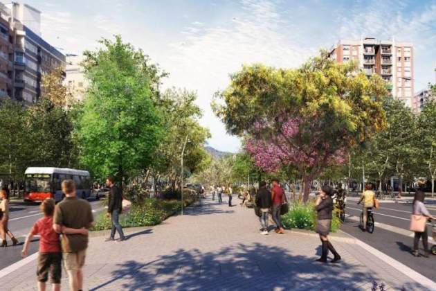 Render Avinguda Meridiana / Ajuntament de Barcelona