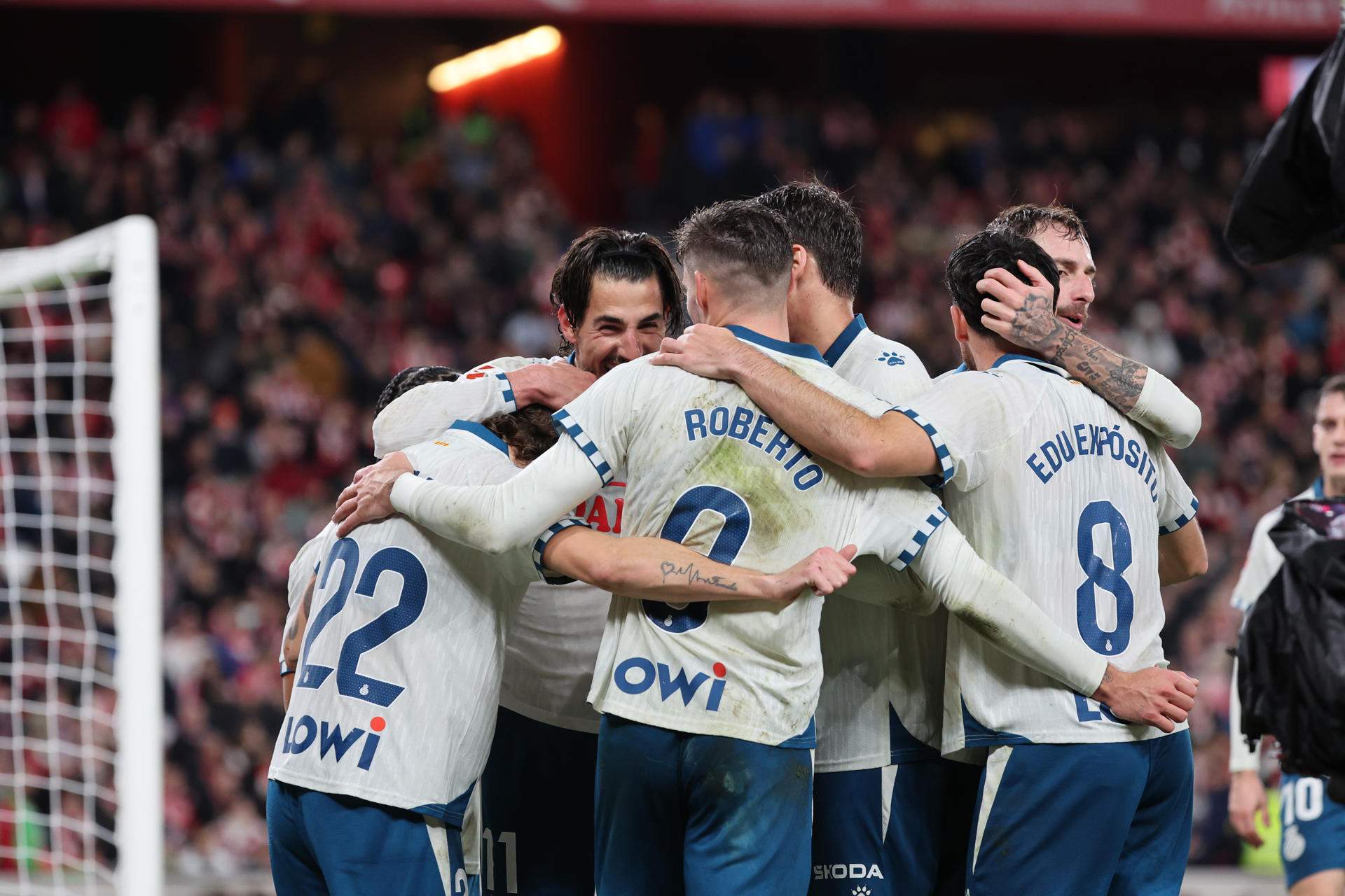 Un Espanyol rebel tanca l'any amb una prestigiosa victòria al camp de l'Athletic Club (1-2)