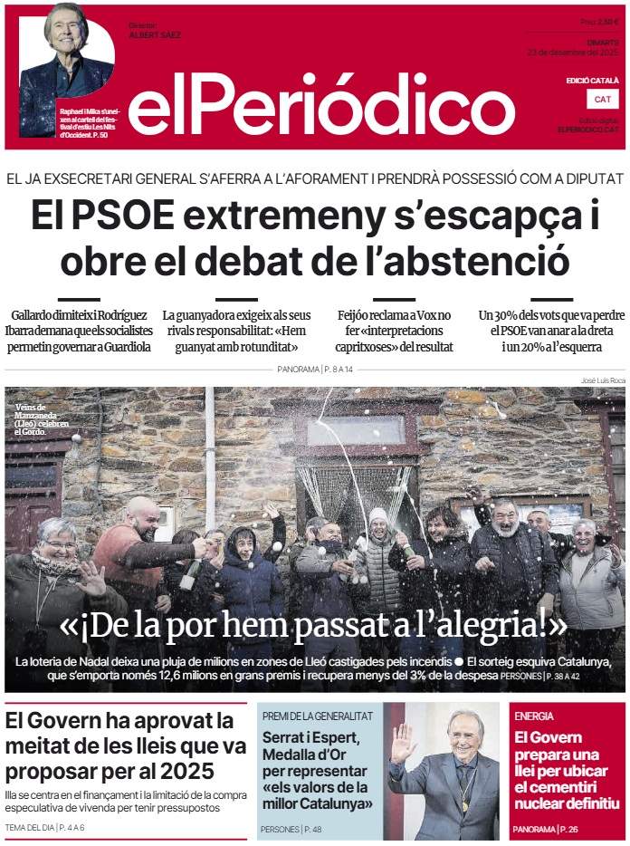 El Periodico, 23 desembre 2025
