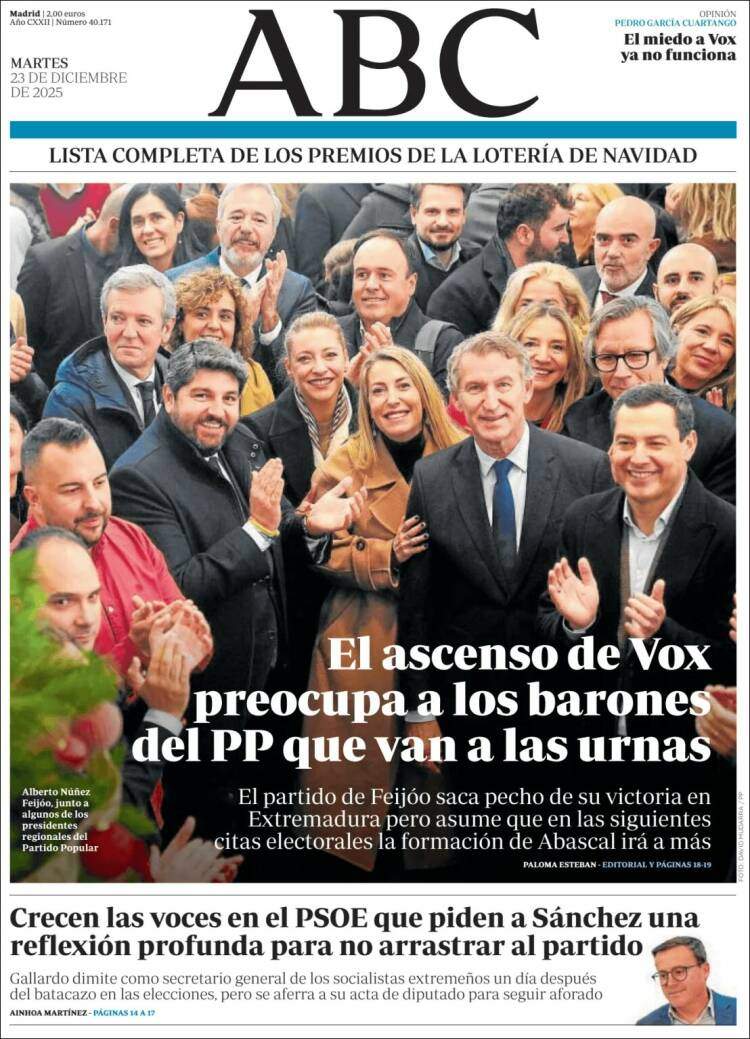 ABC, 23 desembre 2025