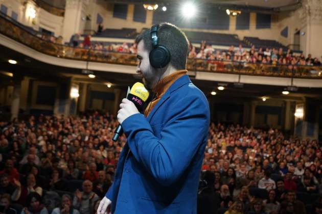 Ricard Ustrell, a l'especial de Nadal de Catalunya Ràdio al teatre Coliseum de Barcelona X