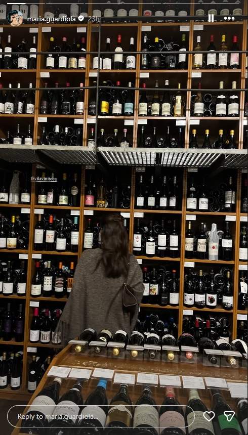 Maria Guardiola, vila viniteca / Instagram
