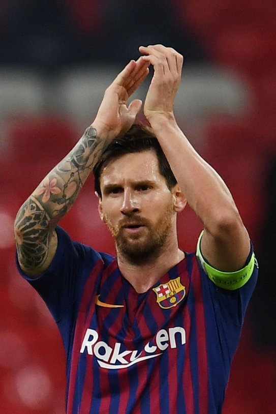 Leo Messi aplausos Barça Tottenham EFE