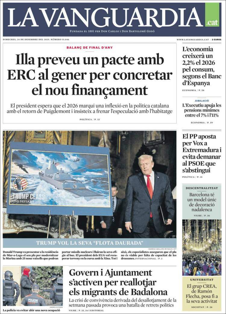 La Vanguardia, 24 desembre 2025