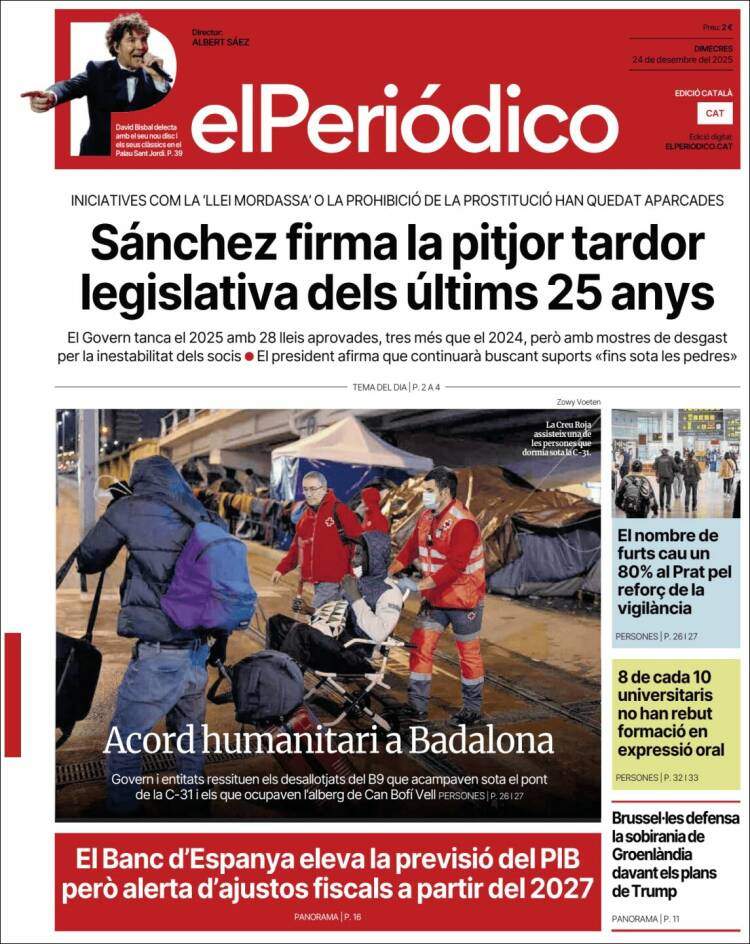 El Periódico, 24 desembre 2025