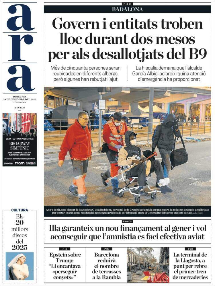 Ara, 24 desembre 2025