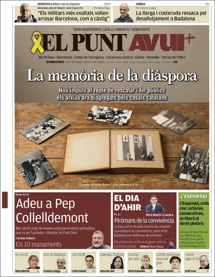 El Punt Avui, 24 desembre 2025