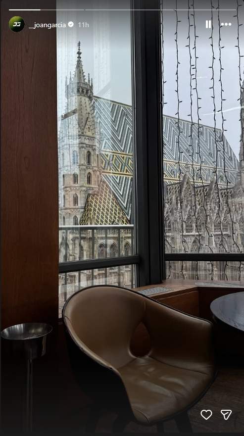 Joan Garcia en Viena / Instagram