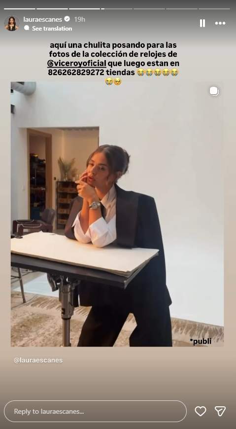 Laura Escanes reacciona a la sesión de fotos  Instagram (1)