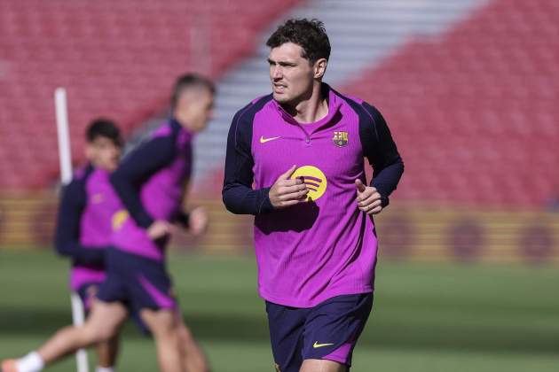 Andreas Christensen entrenamiento Barca