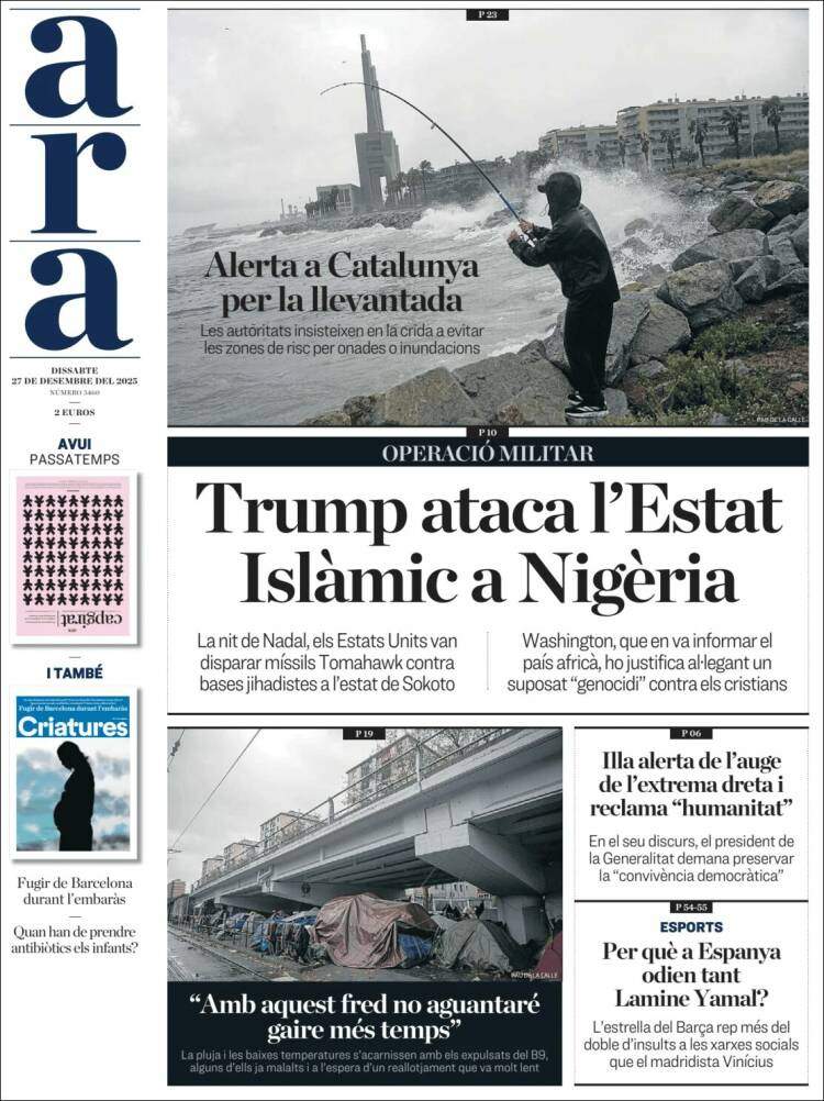 Ara, 27 desembre 2025