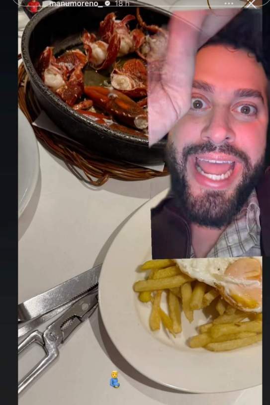 Javi Hoyos sobre el sopar de Manu Moreno i Goicoechea   TikTok
