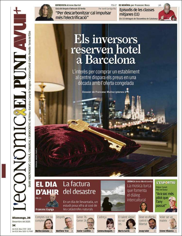 El Punt Avui, 28 desembre 2025