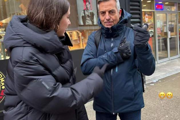 Fotos de Ramon Pellicer per al vídeo de la seva filla / TikTok @martinetapellicer 