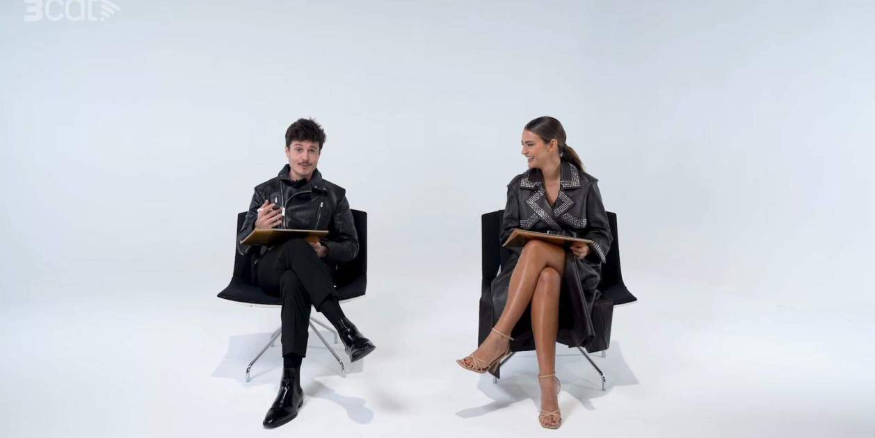 Miki Núñez y Laura Escanes jugando al '¿qué prefieres?' / YouTube Miki Núñez y Laura Escanes jugando al '¿qué prefieres?' / YouTube